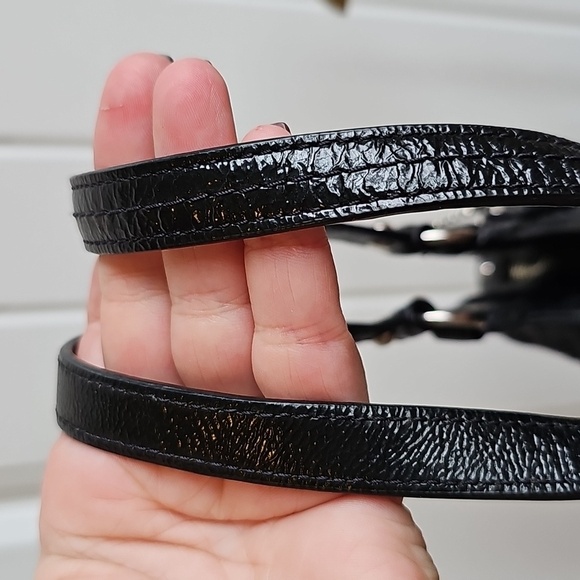 Coach Gramercy OP Art Top Handle Bag Quilted EUC Black - Picture 5 of 8